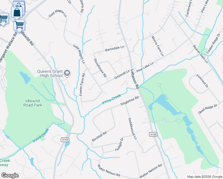 map of restaurants, bars, coffee shops, grocery stores, and more near 5934 Gold Wagon Lane in Mint Hill