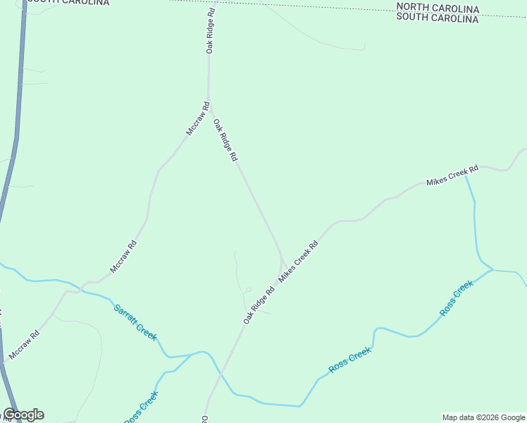 map of restaurants, bars, coffee shops, grocery stores, and more near 1462 Oak Ridge Road in Gaffney