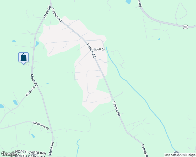map of restaurants, bars, coffee shops, grocery stores, and more near 509 Bridgestone Court in Gastonia