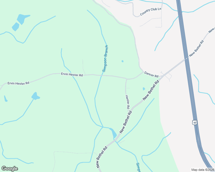 map of restaurants, bars, coffee shops, grocery stores, and more near 294 Ervin Hester Road in Selmer