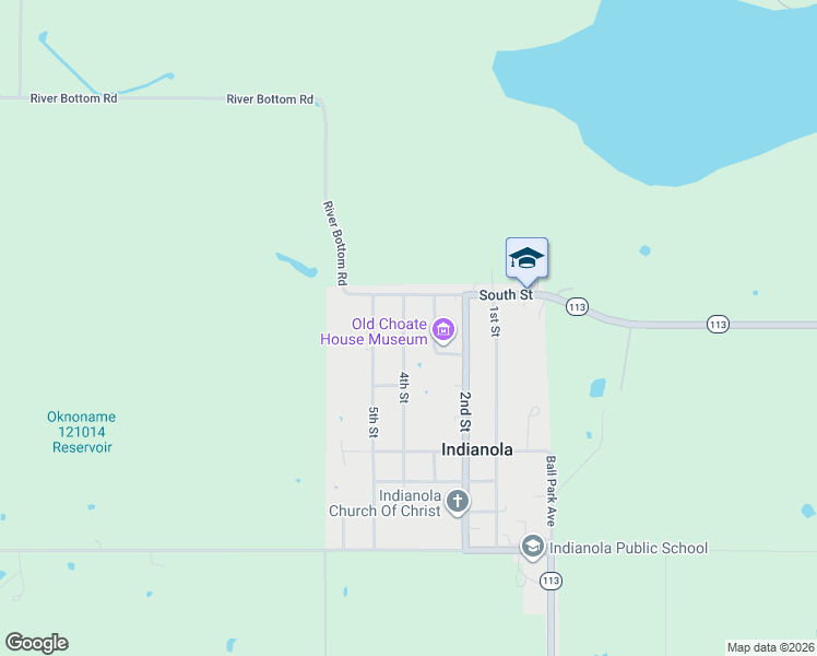 map of restaurants, bars, coffee shops, grocery stores, and more near 200 4th Street in Indianola