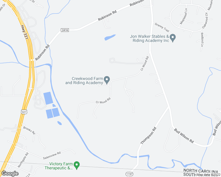 map of restaurants, bars, coffee shops, grocery stores, and more near 5189 Cr Wood Road in Gastonia