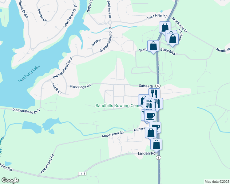 map of restaurants, bars, coffee shops, grocery stores, and more near 358 Dawkins Street in Aberdeen