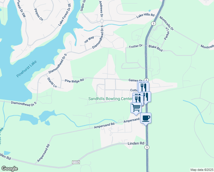 map of restaurants, bars, coffee shops, grocery stores, and more near 358 Dawkins Street in Aberdeen