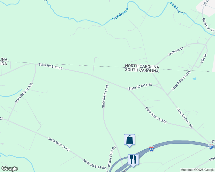 map of restaurants, bars, coffee shops, grocery stores, and more near 676 State Road S-11-99 in Blacksburg