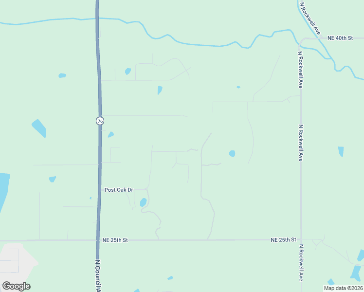 map of restaurants, bars, coffee shops, grocery stores, and more near 1093 Amy Dr in Blanchard