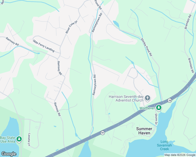 map of restaurants, bars, coffee shops, grocery stores, and more near 6903 Ramseytown Road in Harrison