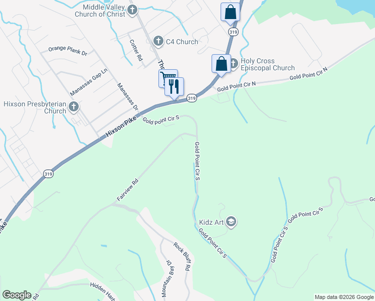 map of restaurants, bars, coffee shops, grocery stores, and more near 1728 Gold Point Circle South in Hamilton County