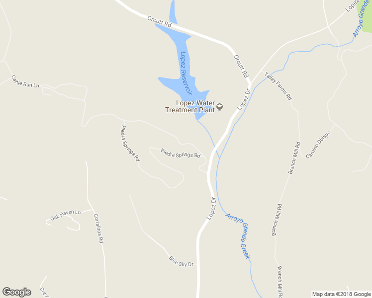 map of restaurants, bars, coffee shops, grocery stores, and more near 250 Mission Springs Road in Arroyo Grande