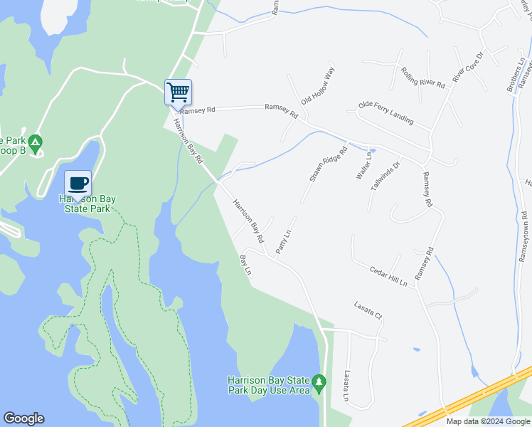 map of restaurants, bars, coffee shops, grocery stores, and more near 6550 Still Meadows Lane in Harrison