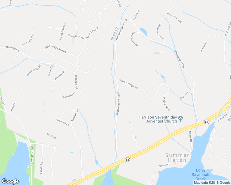 map of restaurants, bars, coffee shops, grocery stores, and more near 6900 Ramsey Town Road in Harrison