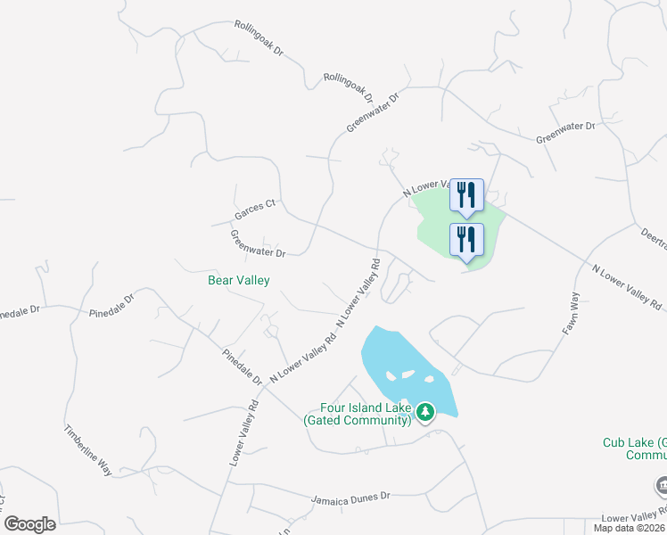 map of restaurants, bars, coffee shops, grocery stores, and more near 29960 Greenwater Drive in Tehachapi