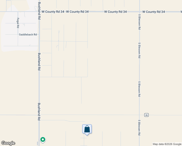 map of restaurants, bars, coffee shops, grocery stores, and more near County Road 46 in Amarillo