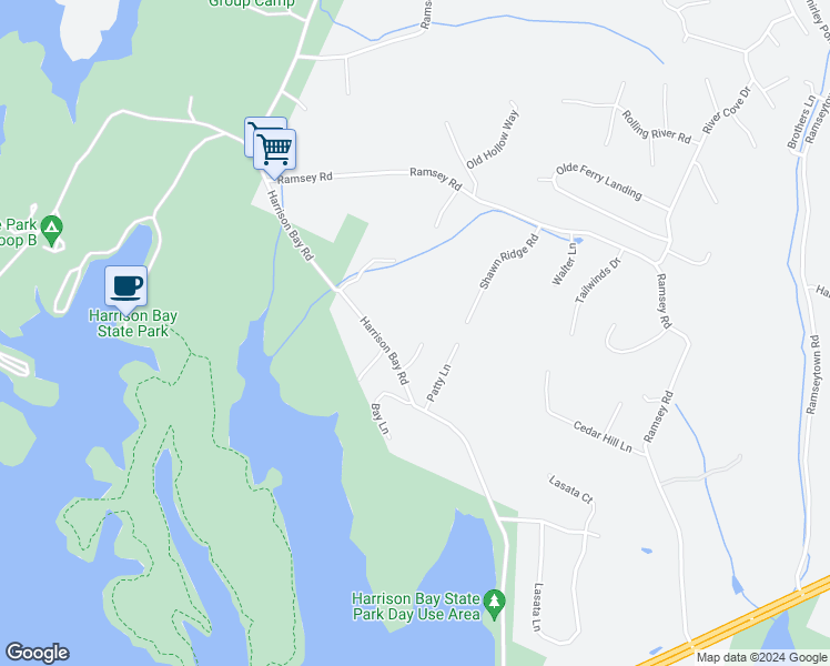 map of restaurants, bars, coffee shops, grocery stores, and more near 6550 Still Meadows Lane in Harrison