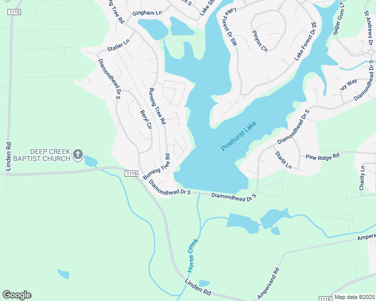 map of restaurants, bars, coffee shops, grocery stores, and more near in Pinehurst