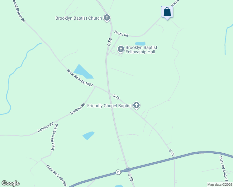 map of restaurants, bars, coffee shops, grocery stores, and more near 240 Arrowood Branch Road in Chesnee