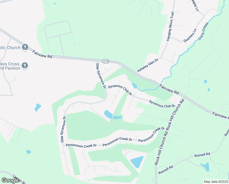 map of restaurants, bars, coffee shops, grocery stores, and more near 10526 Sycamore Club Drive in Mint Hill