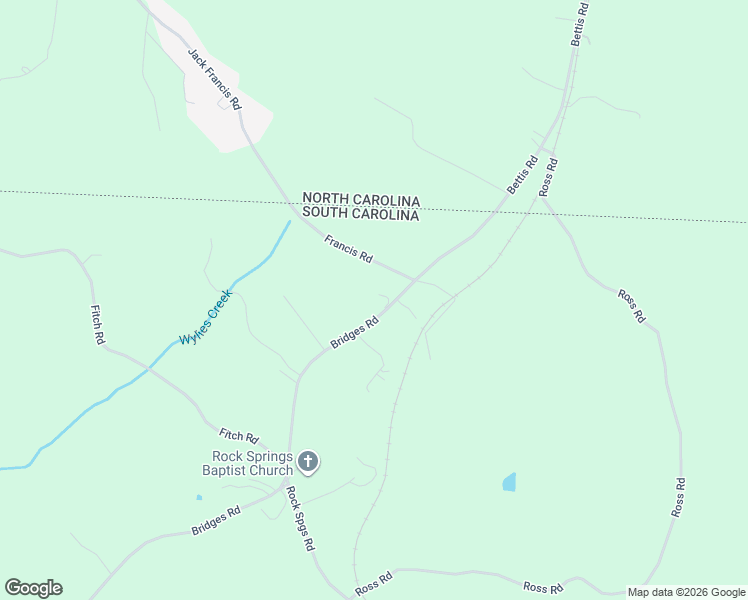 map of restaurants, bars, coffee shops, grocery stores, and more near 1125 Bridges Road in Blacksburg