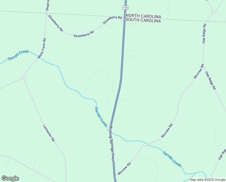 map of restaurants, bars, coffee shops, grocery stores, and more near 126 Tracy Drive in Gaffney