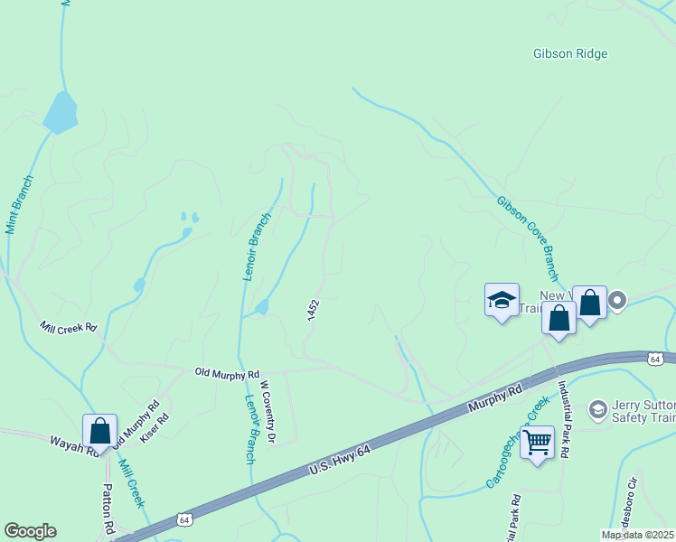 map of restaurants, bars, coffee shops, grocery stores, and more near 52 Maple Ridge Road in Franklin