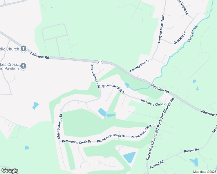 map of restaurants, bars, coffee shops, grocery stores, and more near 10526 Sycamore Club Drive in Mint Hill