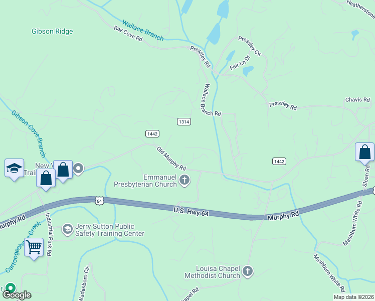 map of restaurants, bars, coffee shops, grocery stores, and more near 128 Breezy Knob Road in Franklin