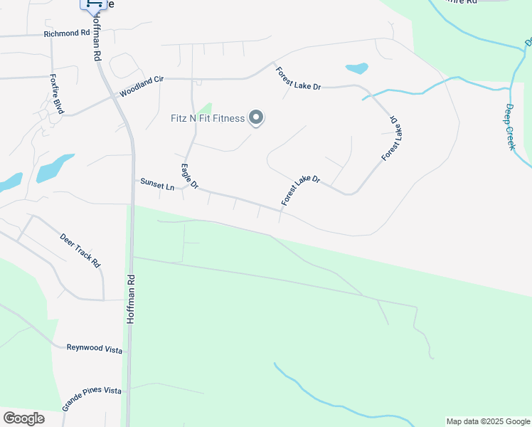 map of restaurants, bars, coffee shops, grocery stores, and more near 1 Eliot Court in Jackson Springs