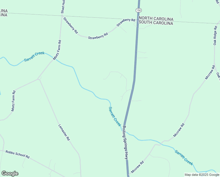 map of restaurants, bars, coffee shops, grocery stores, and more near 126 Tracy Drive in Gaffney