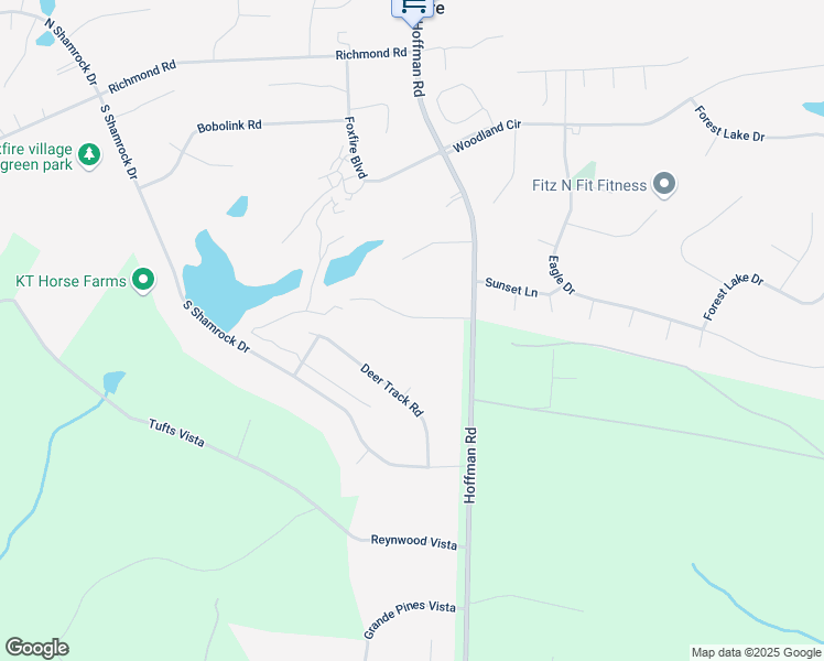 map of restaurants, bars, coffee shops, grocery stores, and more near 9 Wedgewood Drive in Jackson Springs