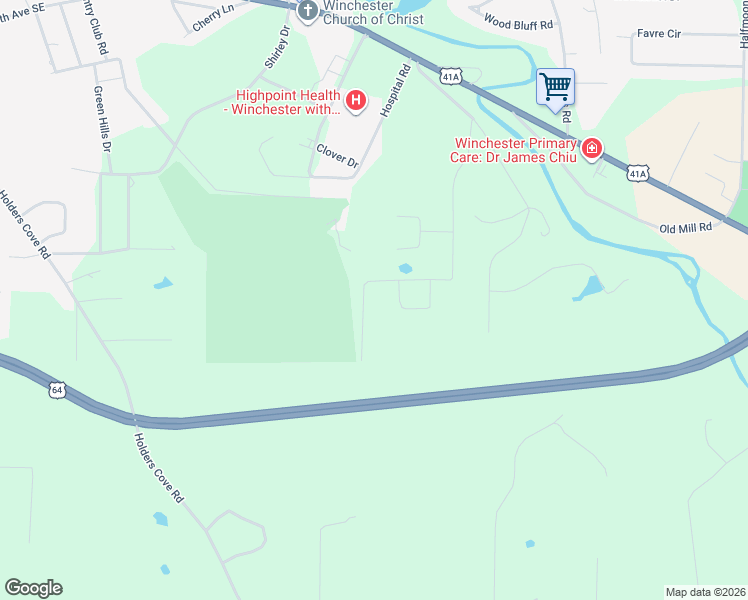 map of restaurants, bars, coffee shops, grocery stores, and more near 681 Pickney Road in Winchester