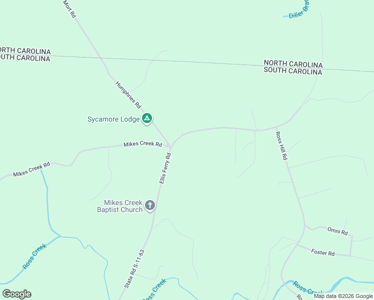 map of restaurants, bars, coffee shops, grocery stores, and more near 1428 Ellis Ferry Rd in Gaffney