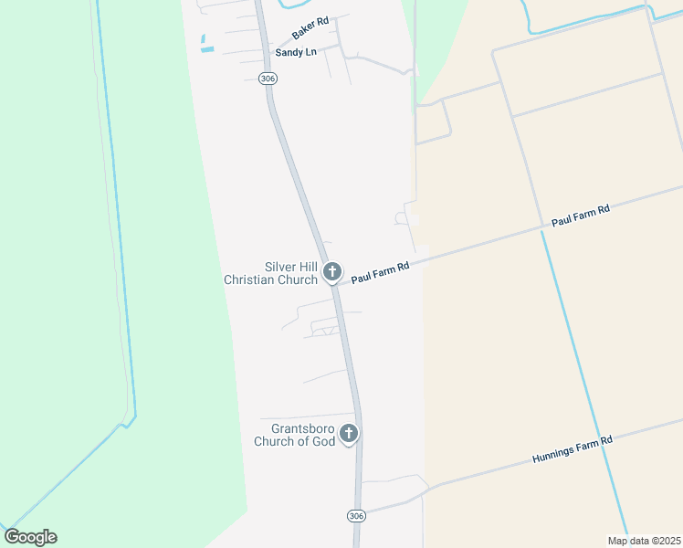 map of restaurants, bars, coffee shops, grocery stores, and more near 55 Paul Farm Road in Grantsboro