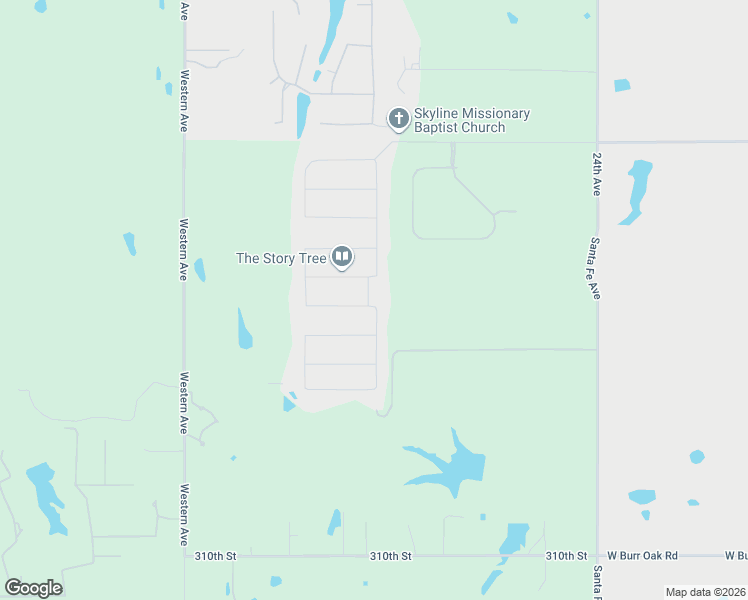 map of restaurants, bars, coffee shops, grocery stores, and more near 31596 Landrun Avenue in Norman