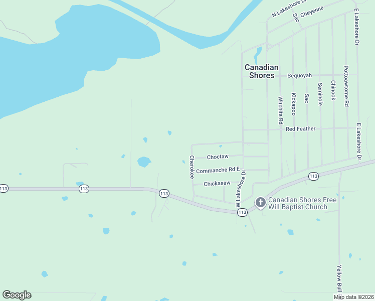 map of restaurants, bars, coffee shops, grocery stores, and more near Cherokee in Indianola