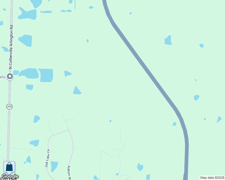 map of restaurants, bars, coffee shops, grocery stores, and more near 12368 Macon Road in Collierville