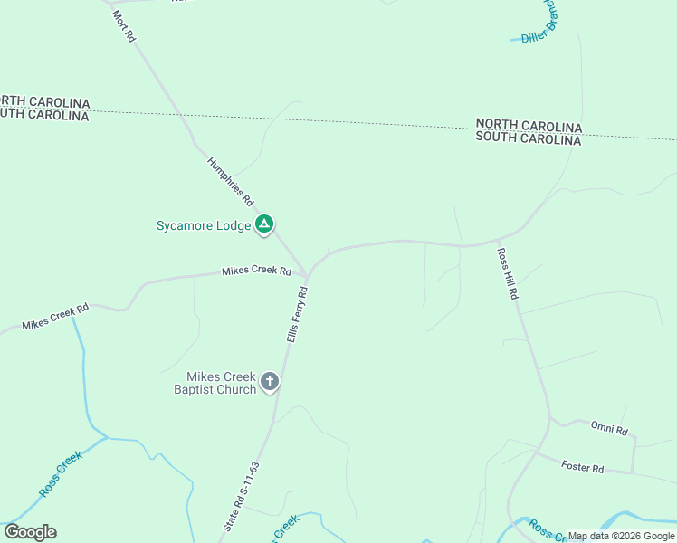 map of restaurants, bars, coffee shops, grocery stores, and more near 1428 Ellis Ferry Rd in Gaffney
