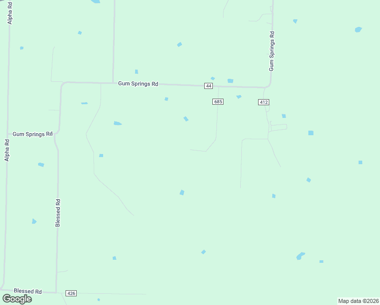 map of restaurants, bars, coffee shops, grocery stores, and more near County Road 685 in Dardanelle