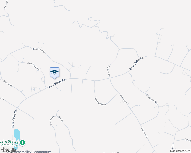 map of restaurants, bars, coffee shops, grocery stores, and more near 28205 Bear Valley in Tehachapi