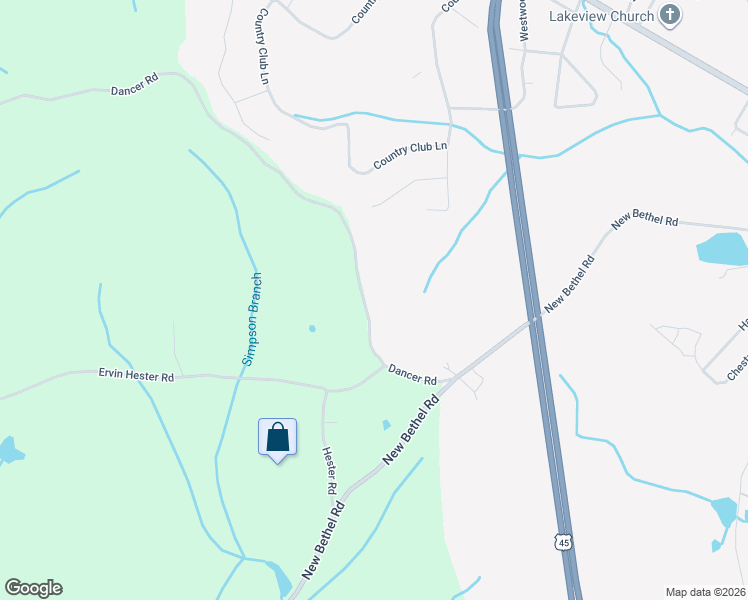 map of restaurants, bars, coffee shops, grocery stores, and more near 337 Dancer Road in Selmer