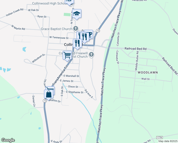 222 1st Avenue, Collinwood TN Walk Score