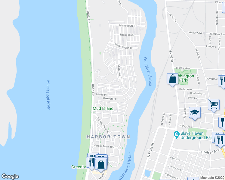 map of restaurants, bars, coffee shops, grocery stores, and more near 145 Marrakesh Circle in Memphis