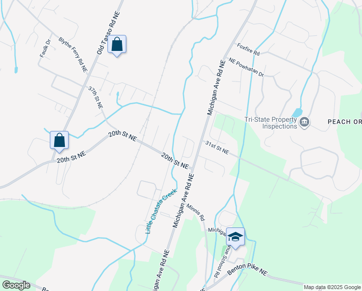 map of restaurants, bars, coffee shops, grocery stores, and more near 3049 Holly Brook Circle in Cleveland