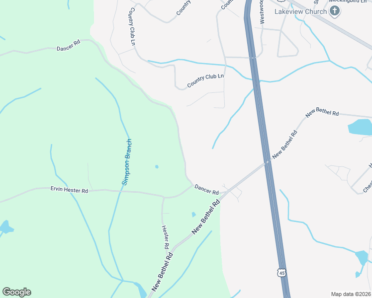 map of restaurants, bars, coffee shops, grocery stores, and more near 337 Dancer Road in Selmer