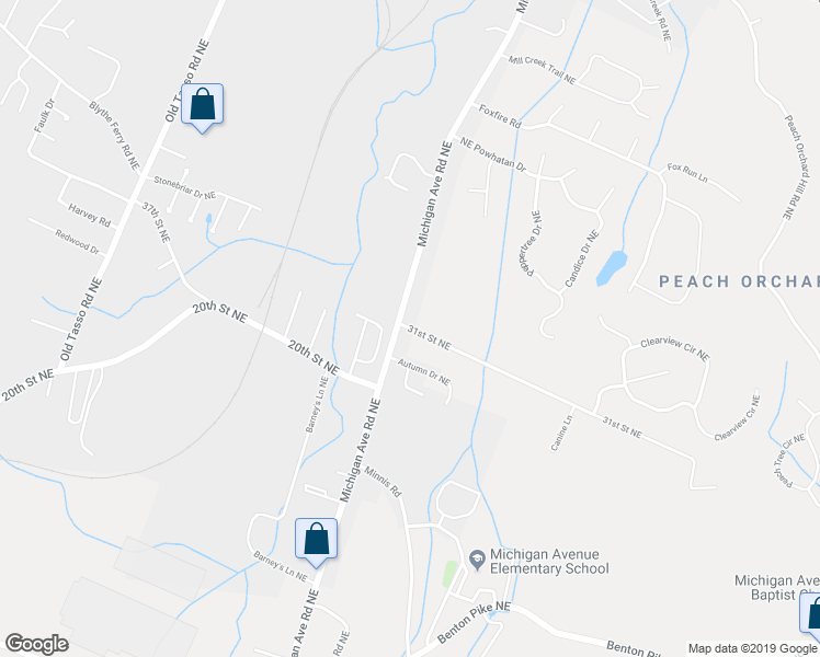 map of restaurants, bars, coffee shops, grocery stores, and more near 1756 31st Street Northeast in Cleveland