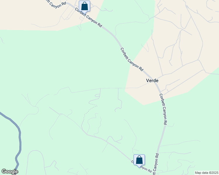 map of restaurants, bars, coffee shops, grocery stores, and more near 1575 Verde Canyon Road in Arroyo Grande
