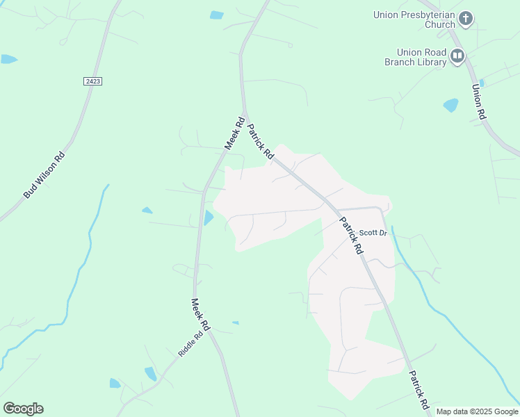 map of restaurants, bars, coffee shops, grocery stores, and more near 129 Meek Road in Gastonia