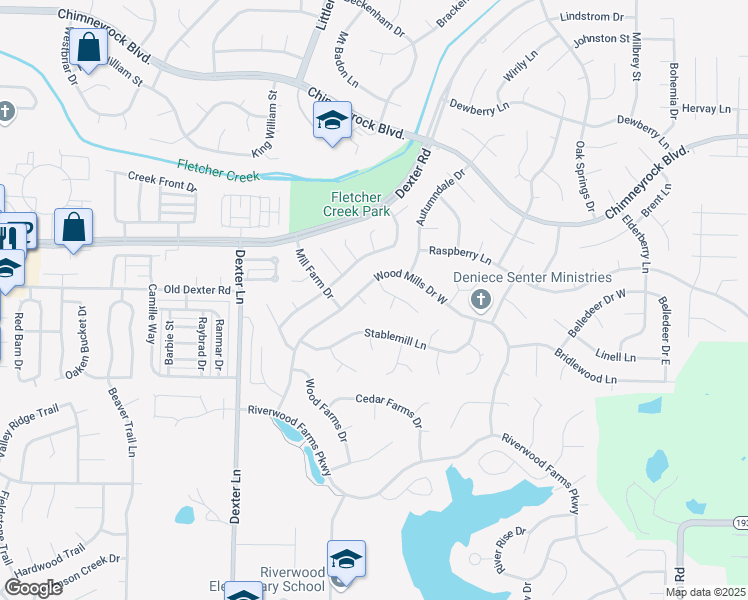 map of restaurants, bars, coffee shops, grocery stores, and more near 1688 Magnolia Farms Cove in Memphis