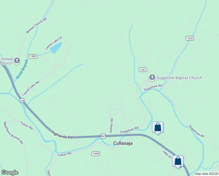 map of restaurants, bars, coffee shops, grocery stores, and more near 401 Suttles Road in Franklin