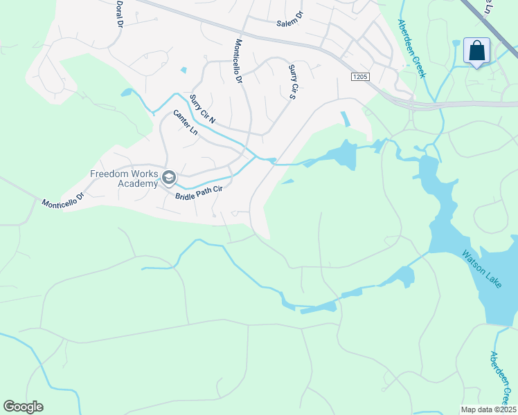 map of restaurants, bars, coffee shops, grocery stores, and more near 185 Quail Hollow in Pinehurst