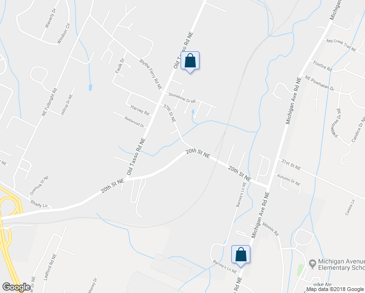 map of restaurants, bars, coffee shops, grocery stores, and more near 3015 20th Street Northeast in Cleveland